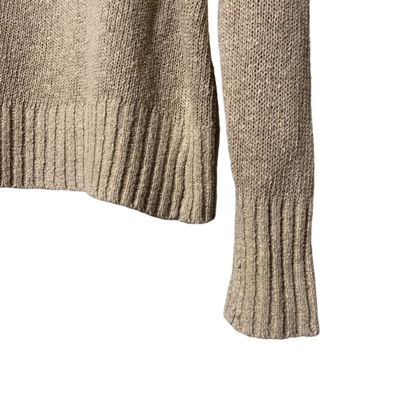 VINTAGE | Polo Ralph Lauren Silk / Linen Textured Crew - Sz Large - Picture 3 of 8